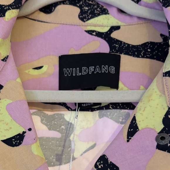 WILDFANG NWT The Essential Coverall in bright camouflage print Size Medium - Picture 5 of 12